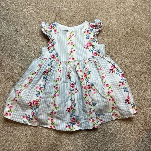 Pastourelle by Pippa & Julie Floral Dress 0-3 months - Picture 1 of 5